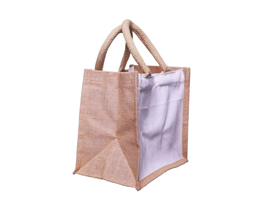 Canvas / Jute Tote Bag, Large 40 × 35 × 22 cm