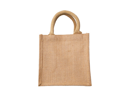 Jute Tote Bag Small 21 × 22 × 15 cm