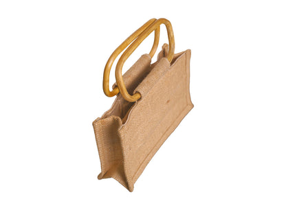 Jute Three Jar Holder, Small 23 × 11 × 7 cm