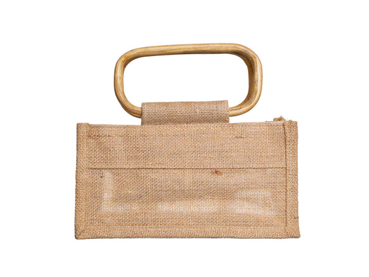 Jute Three Jar Holder, Medium 25 × 13 × 8 cm